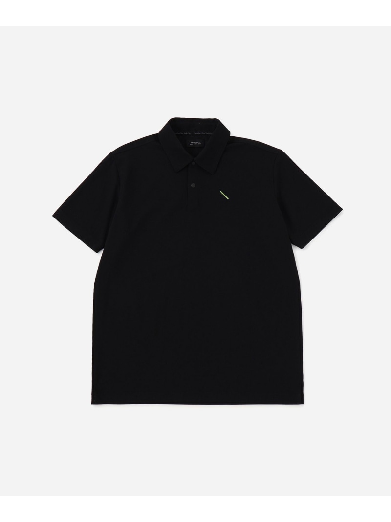 【SALE／30%OFF】36G Pique SS Polo Saturdays Golf サタデーズ ニューヨーク州シティ トップス スポーツシャツ 白いこと 米国海軍 黒いこと【RBA_E】【貨物輸送無料】[ Fashion]