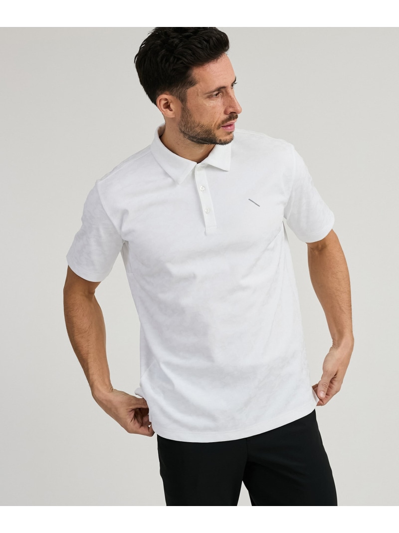 【SALE／40%OFF】SS Jaquard Polo shirt Saturdays Golf サタデーズ　ニューヨークシティ トップス ポロシャツ ブラック ホワイト【RBA_E】【送料無料】[ Fashion]