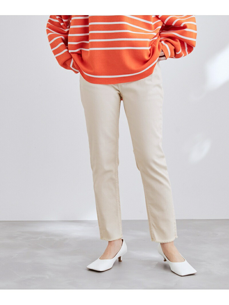 【Healthy DENIM】H. Salt Midrise Tapered ADAM ET ROPE' FEMME アダムエロペ パンツ ジーンズ・デニムパンツ ブルー ホワイト【送料無料】[ Fashion]｜J&rsquo;aDoRe JUN ONLINE