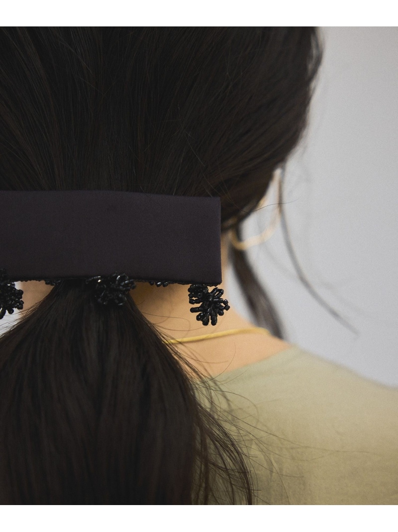 【SERA STUDIO(セーラスタジオ)】FABRIC HAIR CLIP / ヘアクリップ SALON adam et rope' サロン アダム エ ロペ ヘアアクセサリー バレッタ・ヘアクリップ・ヘアピン ブラウン イエロー【送料無料】[ Fashion]｜J&rsquo;aDoRe JUN ONLINE