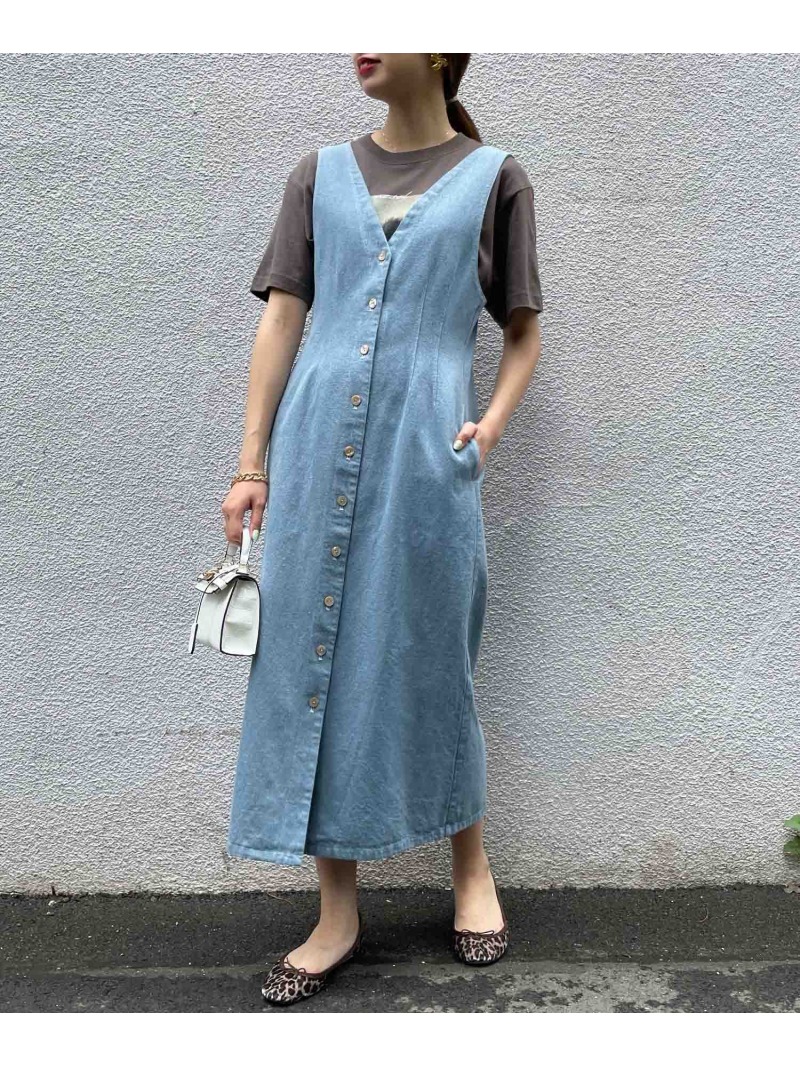 即日出荷 Sale Off アップサイクルデニムワンピース Mademoiselle Rope ロペ ワンピース ワンピースその他 ブルー Rba E 送料無料 Rakuten Fashion 安い Shoshan Org Il