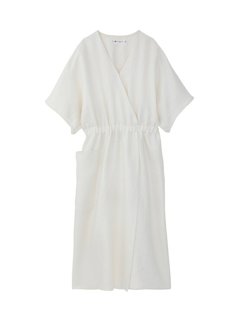 Libeco Sofa Cloth ソファクロスラップドレス Rope E Ternel ロペ ワンピース ワンピースその他 ホワイト グリーン ブラウン 送料無料 Rakuten Fashion Runawayapricot Com