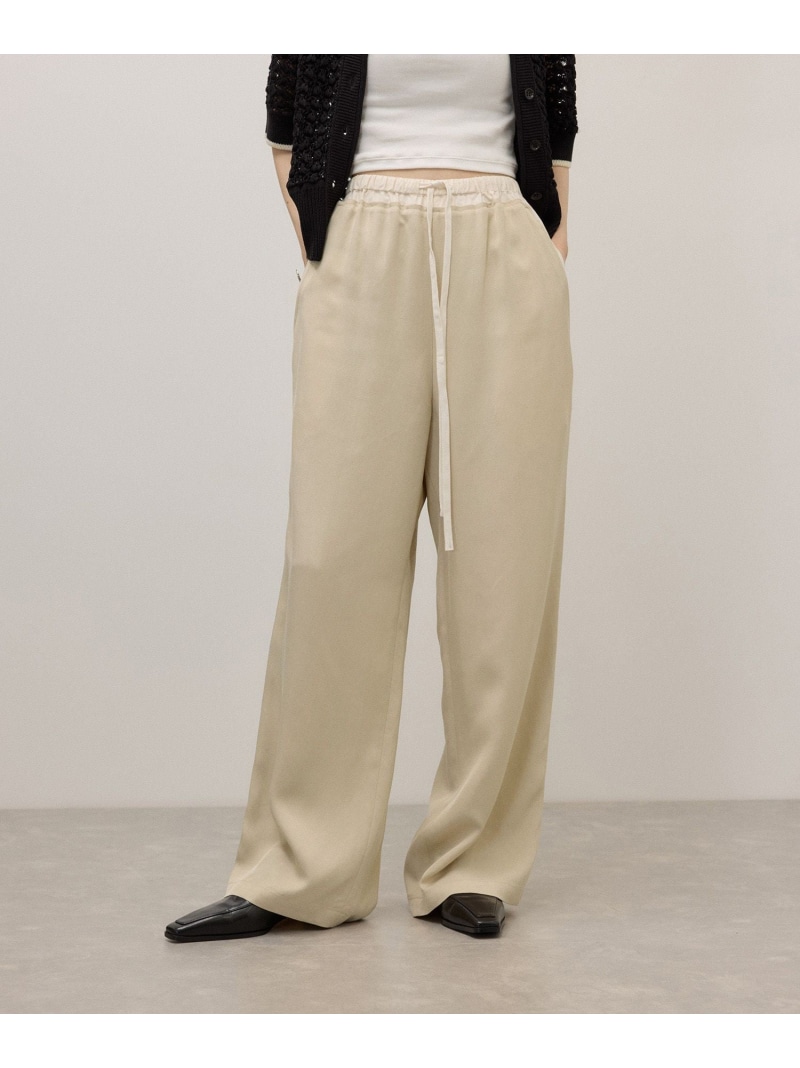 レイヤードリラックスパンツ/接触冷感 ADAM ET ROPE' FEMME アダムエロペ パンツ その他のパンツ ベージュ【先行予約】*【送料無料】[ Fashion]｜J&rsquo;aDoRe JUN ONLINE 15,400円