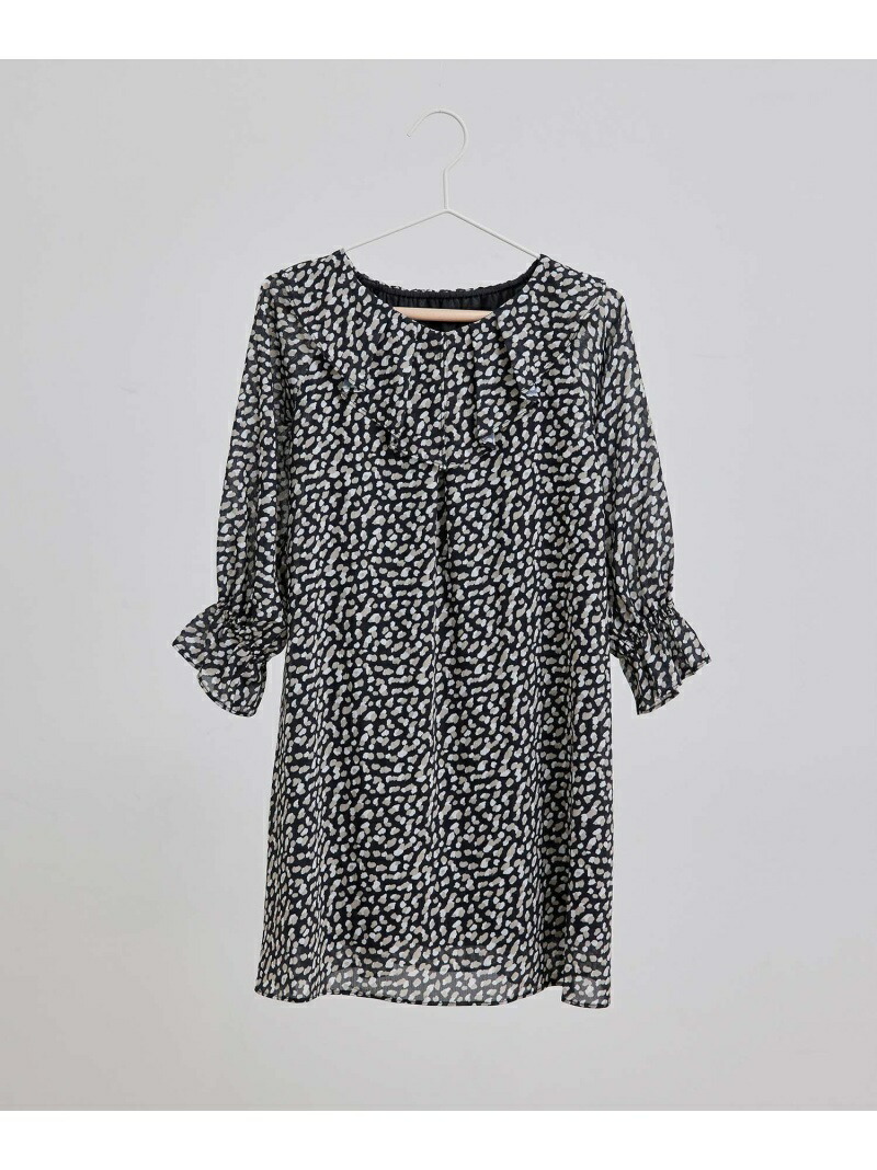 サスティナブル衿フリルワンピース Rope Picnic ロペピクニック