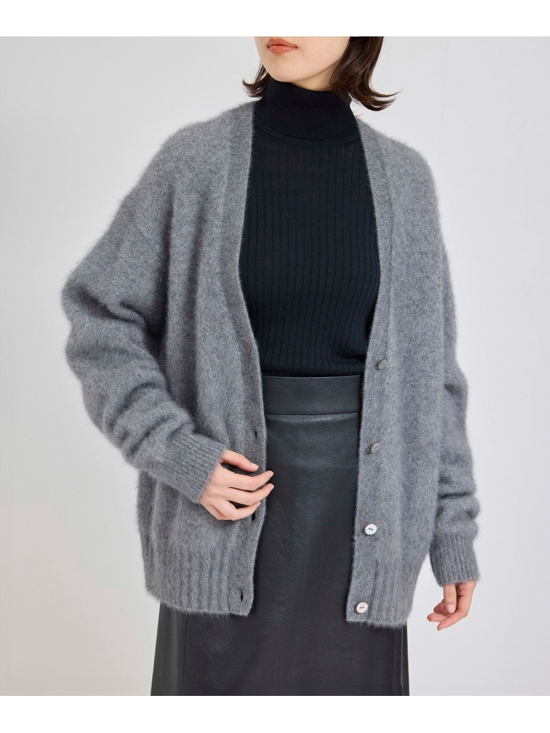 【SALE／50%OFF】JOHN SMEDLEY別注 RIB TURTLE(ジョンスメドレー別注/リブタートルニット) ROPE' ロペ トップス ニット ブラック ベージュ ワインレッド グレー【RBA_E】【送料無料】[ Fashion]
