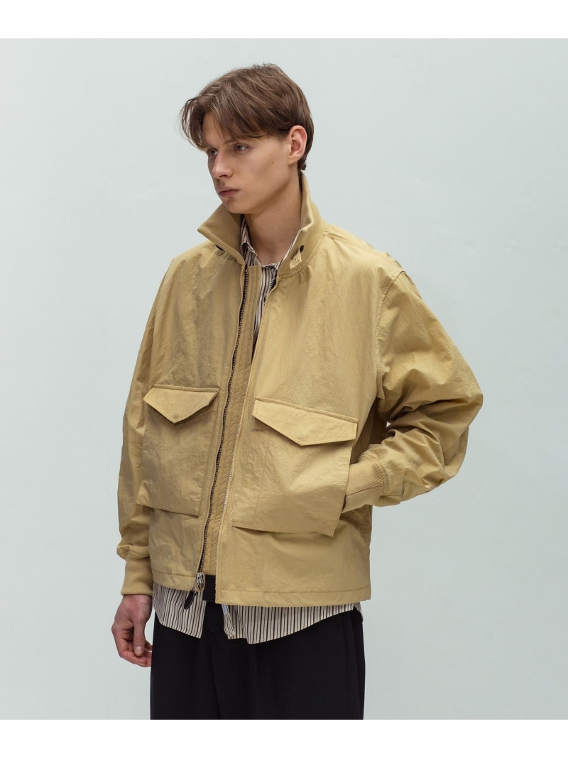 【SALE／50%OFF】《別注》【SPIEWAK/スピワック】G-8 NYLON ADAM ET ROPE' HOMME アダムエロペ ジャケット・アウター ブルゾン・ジャンパー ブラック ベージュ グレー【RBA_E】【送料無料】[ Fashion]