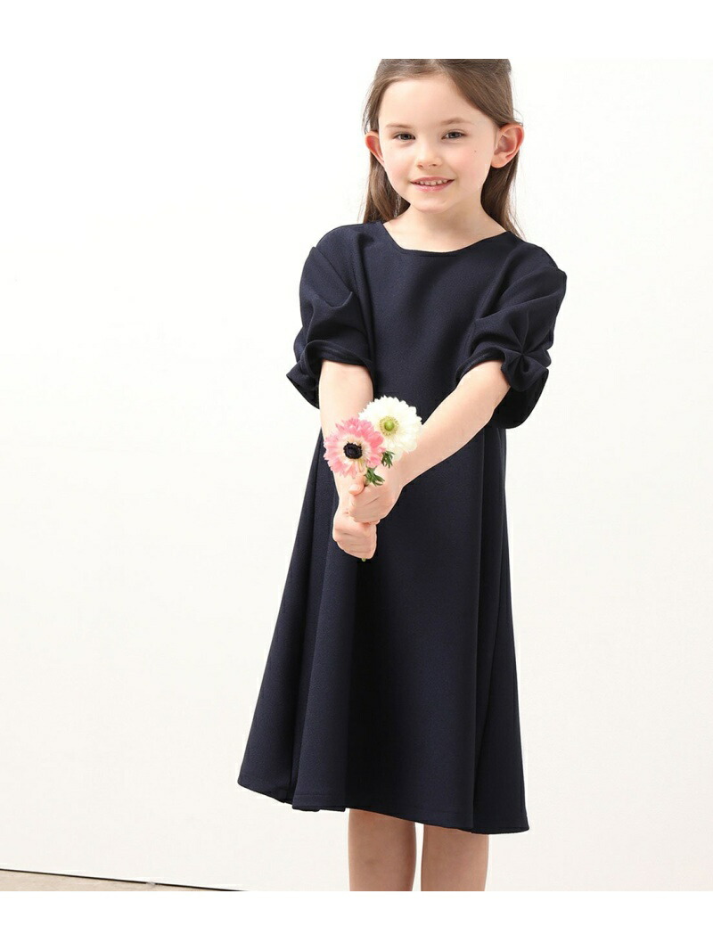 楽天市場 Sale 59 Off Rope Picnic Kids 梨地ダブルクロスワンピース Rope Picnic ロペピクニック ワンピース ワンピースその他 ネイビー ベージュ Rba E Rakuten Fashion J Adore Jun Online