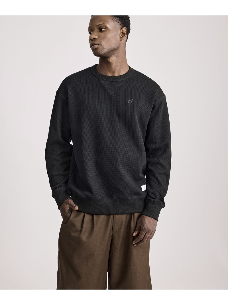 SNYC Waffle Relaxed Top Saturdays NYC サタデーズ　ニューヨークシティ トップス カットソー・Tシャツ ホワイト ブラック グリーン【送料無料】[ Fashion]