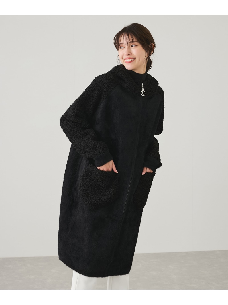 楽天市場】LEOPARD F/FUR FRONT HOOK コート SLY スライ ジャケット