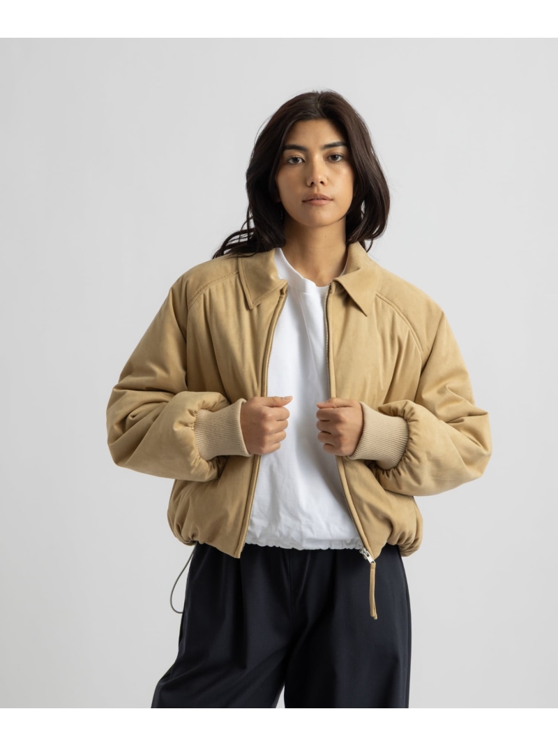【SALE／30%OFF】Dorothy Cropped Blouson ｜ WOMEN Saturdays NYC サタデーズ　ニューヨークシティ ジャケット・アウター ブルゾン・ジャンパー ベージュ【RBA_E】【送料無料】[ Fashion]｜J&rsquo;aDoRe JUN ONLINE