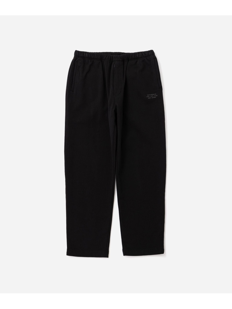 【SALE／30%OFF】Taka International Sweatpant Saturdays NYC サタデーズ ニューヨーク州シティ ズボン下 余分の物のズボン下 米国海軍 黒いこと【RBA_E】【貨物輸送無料】[ Fashion]