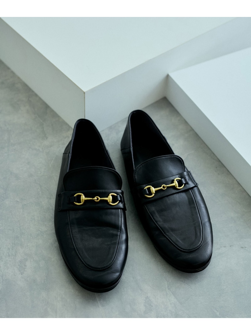 【サステナブル】・【抗菌消臭】・【新色追加】ソフトビットローファー ADAM ET ROPE' FEMME アダムエロペ シューズ・靴 ローファー レッド ブラック【送料無料】[ Fashion]