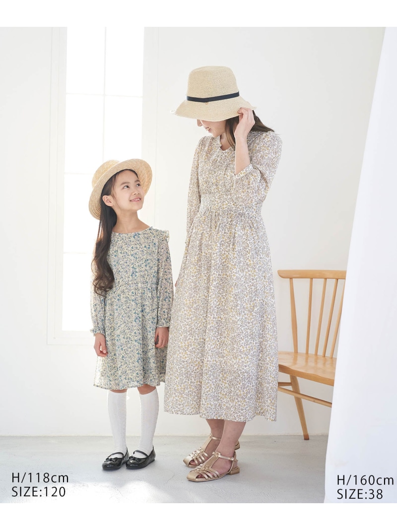 花柄ミニフリルワンピース Rope Picnic ワンピース ロペピクニック