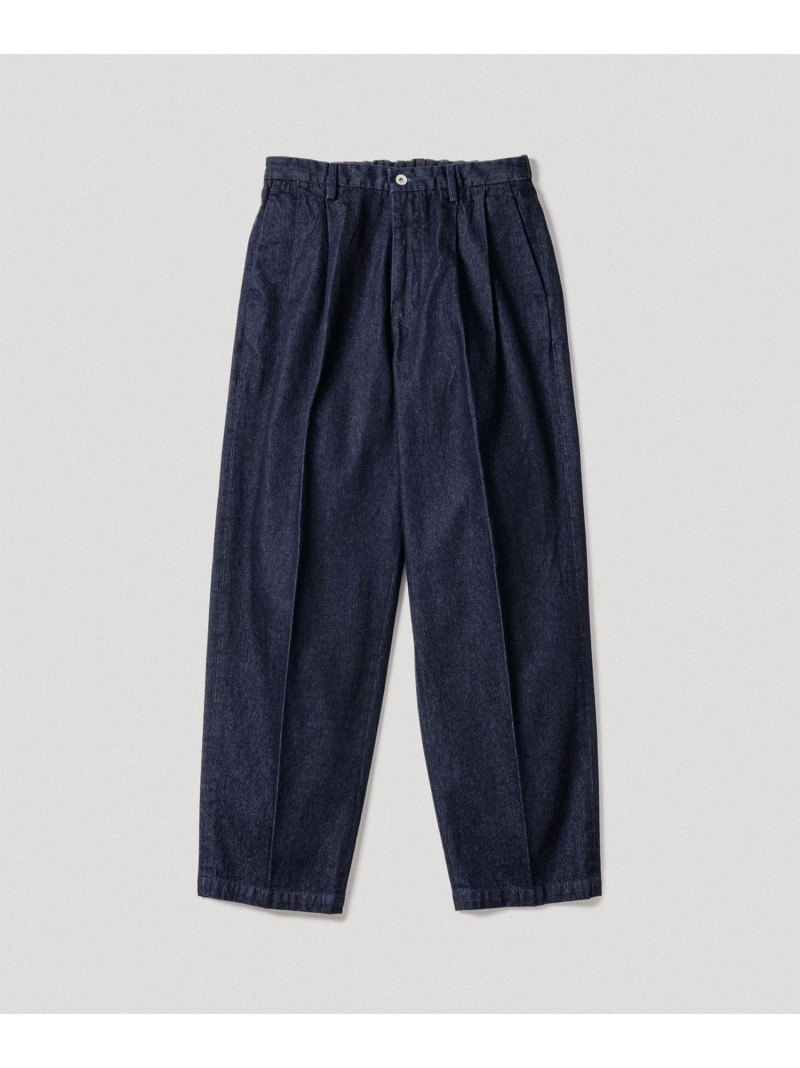 ワイド イージー デニムパンツ / ADAM ET ROPE' JEANS -GRID- ADAM ET ROPE' HOMME アダムエロペ パンツ ジーンズ・デニムパンツ ネイビー ブラック【送料無料】[ Fashion]｜J&rsquo;aDoRe JUN ONLINE