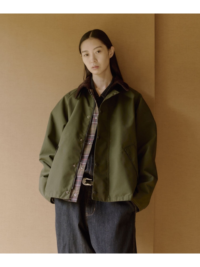 《別注》【Barbour/バブアー】REVERSIBLE TRANSPORT ADAM ET ROPE' HOMME アダムエロペ ジャケット・アウター その他のジャケット・アウター カーキグリーン ブラック【送料無料】[ Fashion]