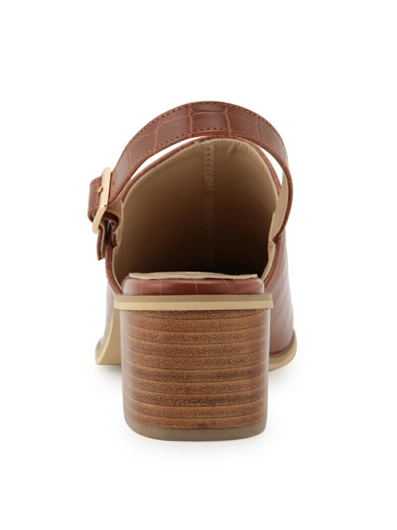 クロコ型押しサボサンダル Rope Passage ロペピクニック Picnic