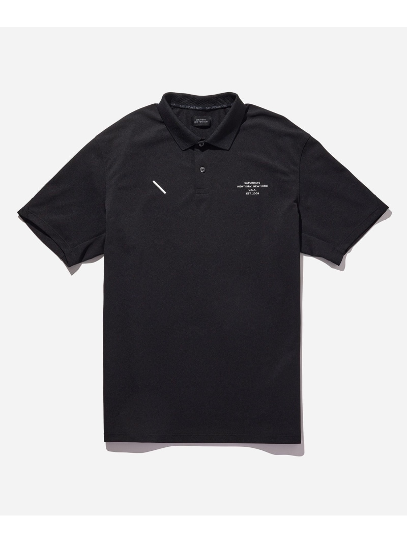 Classic Polo Shirt S/S Saturdays Golf サタデーズ ニューヨーク州シティ トップス スポーツシャツ 緑であること 黒いこと 薄墨色 白いこと【貨物輸送無料】[ Fashion]