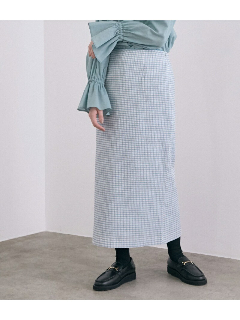人気が高い セットアップ対応 ギンガムチェックストレートロングスカート Mademoiselle Rope ロペ スカート スカートその他 ブルー レッド Rakuten Fashion J Adore Jun Online 楽天1位 Habs Edu Kw