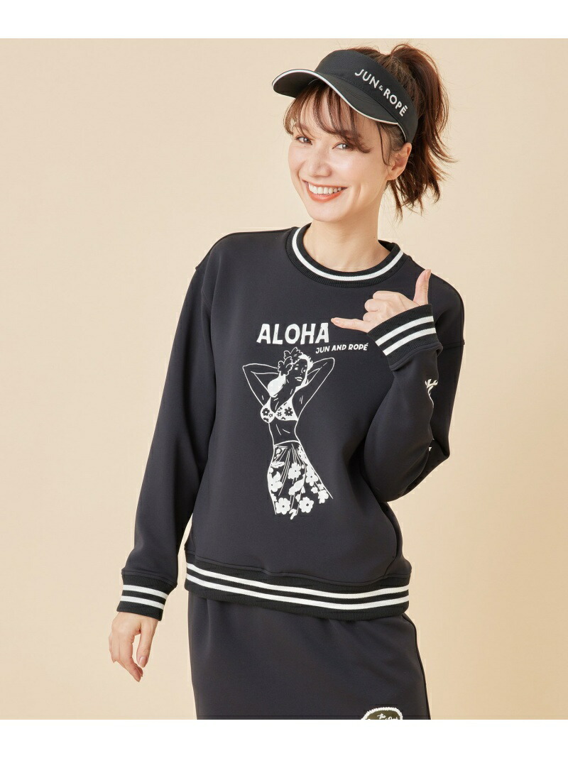 ピンナップガール長袖プルオーバー Junrope ジュンアンドロペ