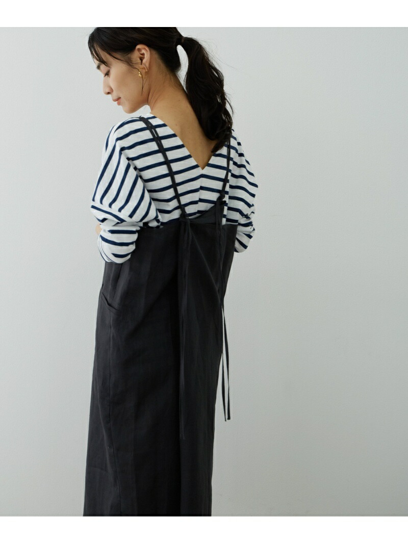 楽天市場 Sale 40 Off 麻エプロン風キャミワンピース Salon Adam Et Rope サロン アダム エ ロペ ワンピース ワンピースその他 グレー ホワイト パープル Rba E 送料無料 Rakuten Fashion J Adore Jun Online