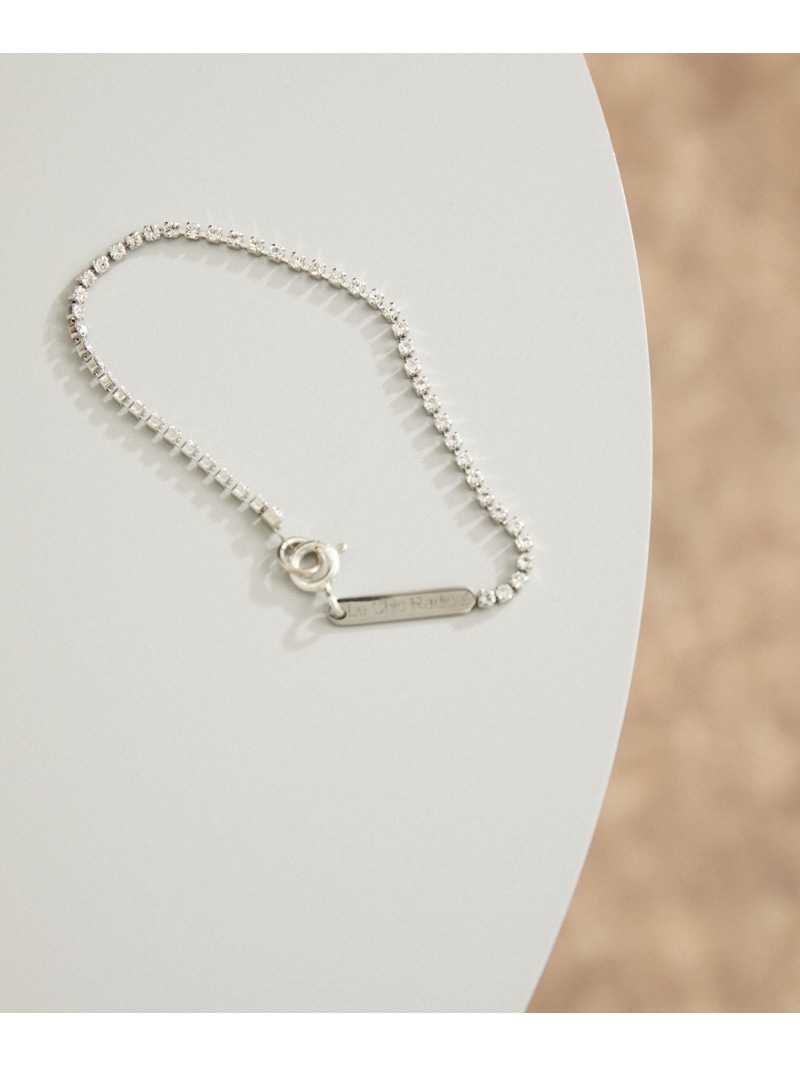 【公式サイト限定】【Le Chic Radical】Baby Crystal Bracelet ADAM ET ROPE' FEMME アダムエロペ アクセサリー・腕時計 ブレスレット・バングル シルバー【送料無料】[ Fashion]