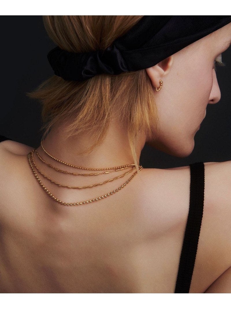 【WEB限定】【les bonbon (ル ボンボン)】botanica stelo necklace YG ROPE' ロペ アクセサリー・腕時計 ネックレス ゴールド【送料無料】[ Fashion]