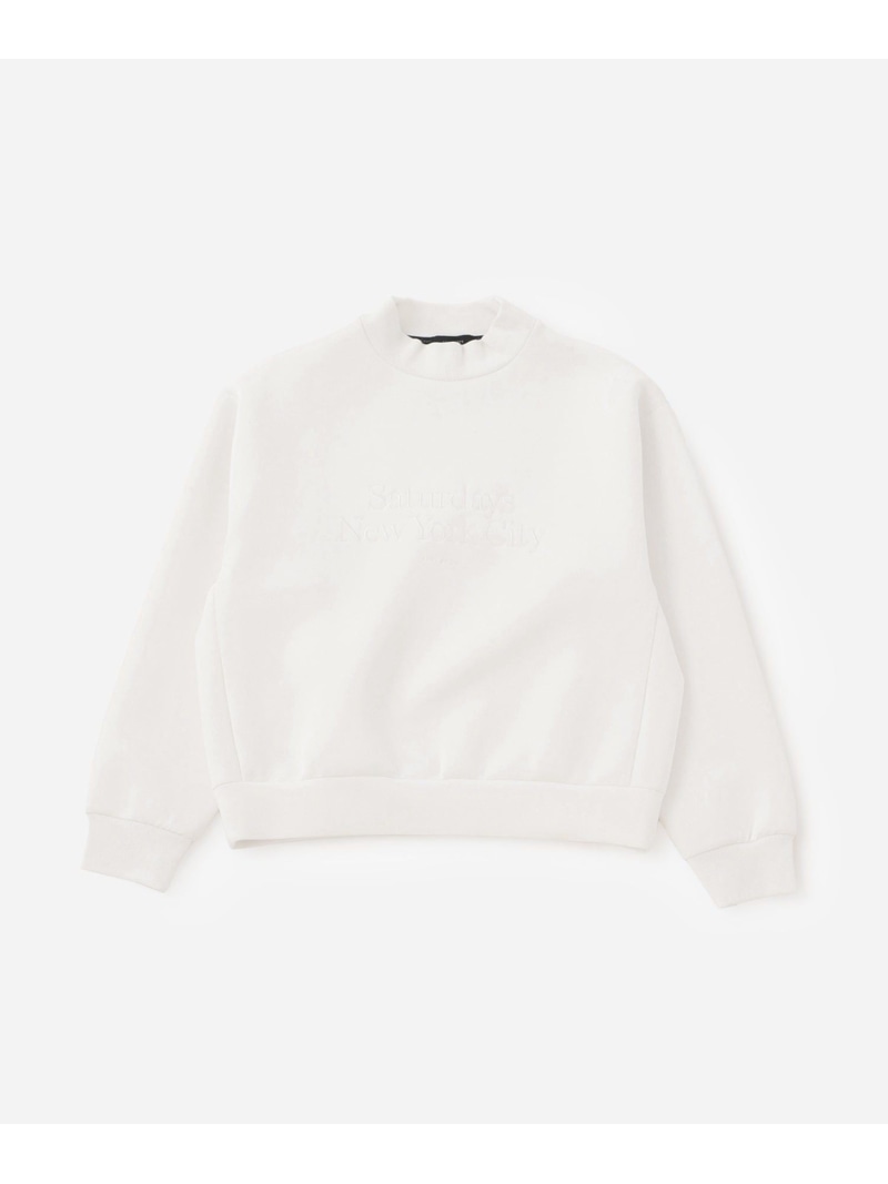 Womens AERO CAPSULE Mock Ls Saturdays Golf サタデーズ　ニューヨークシティ トップス カットソー・Tシャツ ネイビー ホワイト【送料無料】[ Fashion]