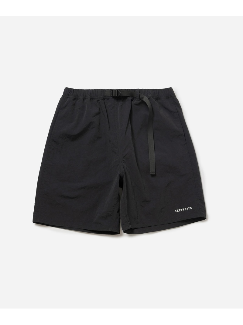 【SALE／30%OFF】NYLON TAFFETA COMFORT SHORT Saturdays NYC サタデーズ ニューヨーク州シティ ズボン下 余分の物のズボン下 ベージュ 黒いこと【RBA_E】【貨物輸送無料】[ Fashion]