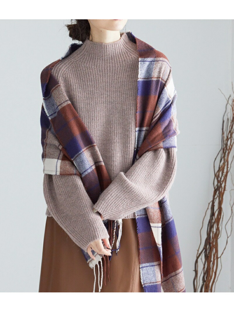 チェックマフラー Vis ファッショングッズ ビス マフラー スヌード