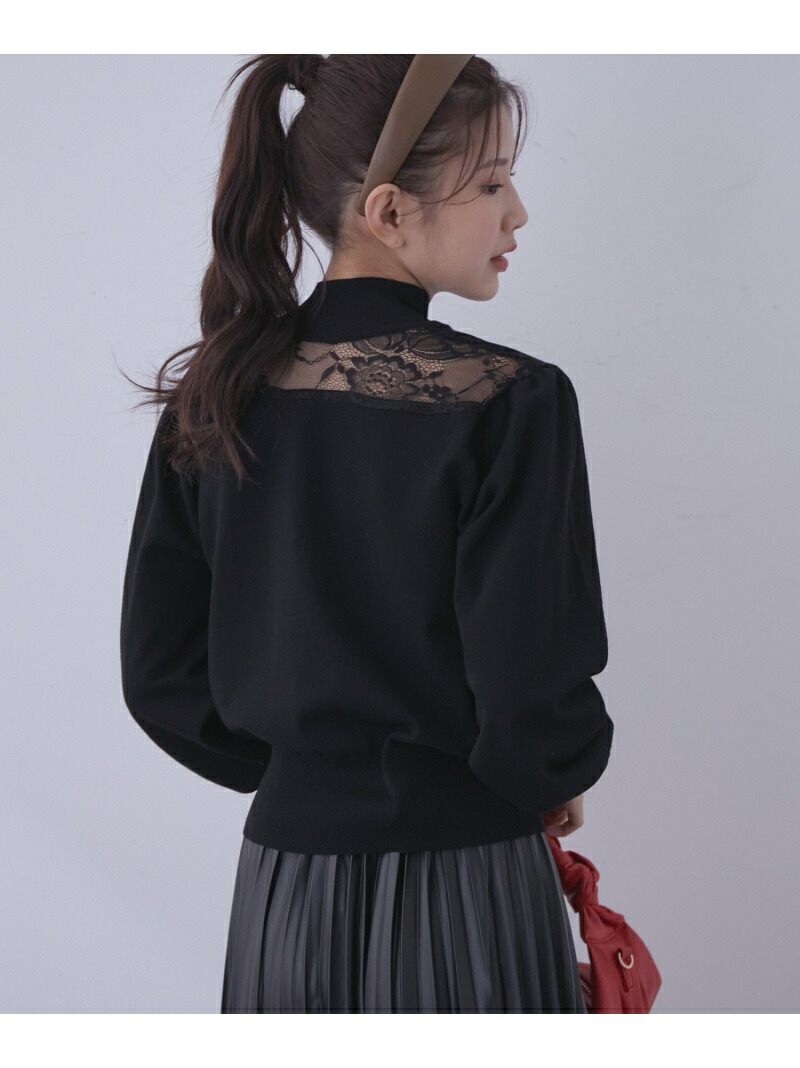 レディライクハイゲージレースニットプルオーバー Vis A Vis ビス