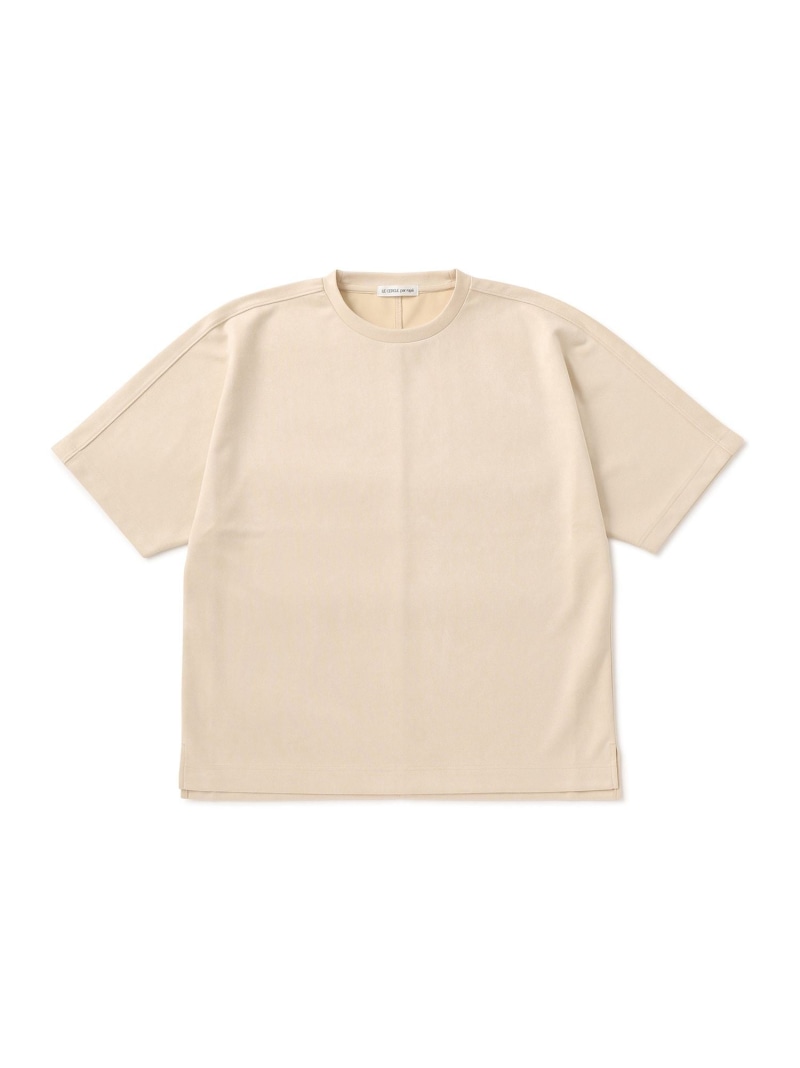 フェイクスエードプルオーバー LE CERCLE par rope' HOMME ジュン スタンダード ピックス トップス カットソー・Tシャツ ベージュ グリーン グレー【送料無料】[ Fashion]