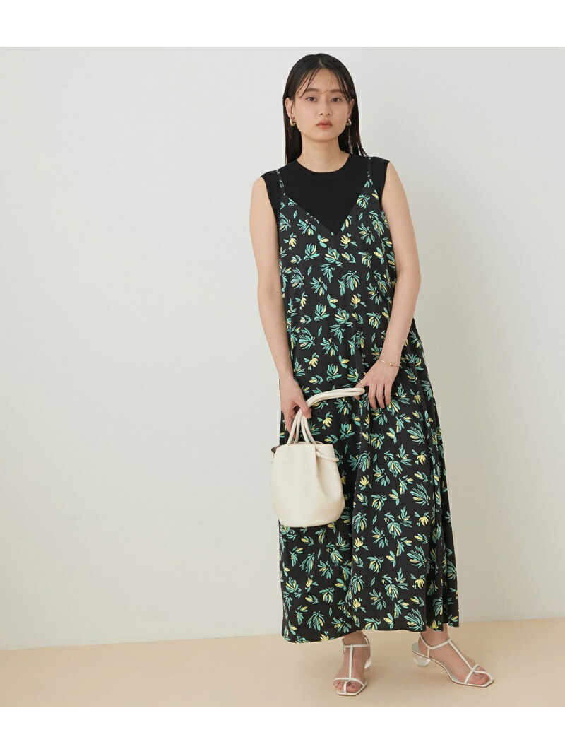 最適な価格 アウトレット店舗 Web限定 ボタニカルフラワープリントキャミワンピース Adam Et Rope アダムエロペ ワンピース ワンピースその他 グリーン Rakuten Fashion 格安即決 Www Estelarcr Com