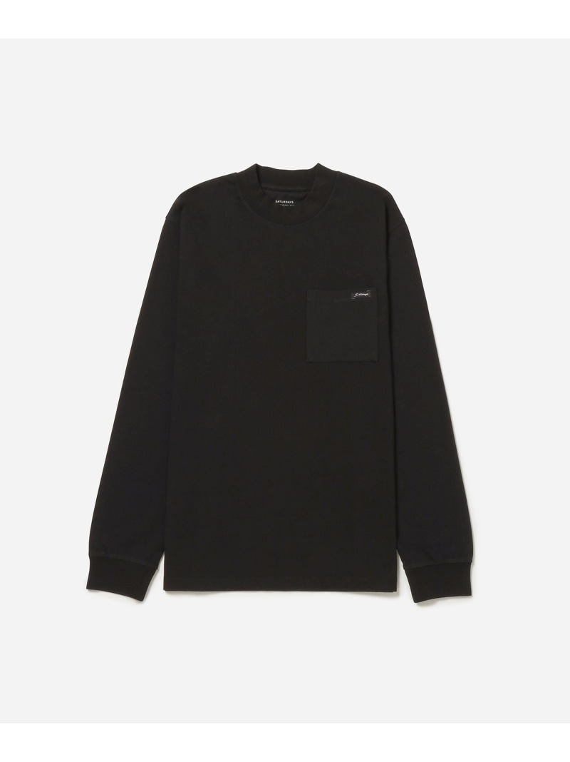 【SALE／30%OFF】Dekalb Heavy Weight Mockneck LS Saturdays NYC サタデーズ ニューヨーク州シティ トップス カットソー・プルオーバー 黒いこと 白いこと【RBA_E】【貨物輸送無料】[ Fashion]
