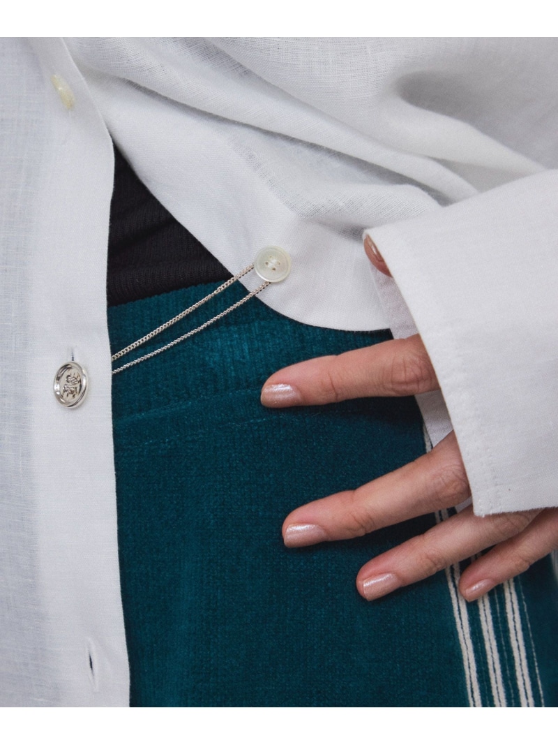 【AXEP(アクセップ)】EASE M silver SALON adam et rope' サロン アダム エ ロペ アクセサリー・腕時計 ブローチ・コサージュ・バッジ シルバー【送料無料】[ Fashion]