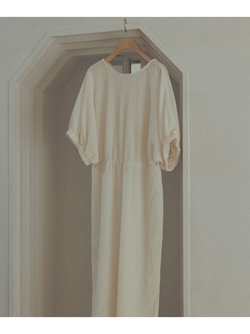 【SALE／60%OFF】ヘンプコットンバックVのど首衣裳[素っ気ない膚ざわり・洗える] SALON adam et rope\u0027 赤ちょうちん アダム エ ロペ 衣裳・お召しもの 衣裳 白いこと 黒いこと【RBA_E】【貨物輸送無料】[ Fashion] レディースファッション-ワンピース