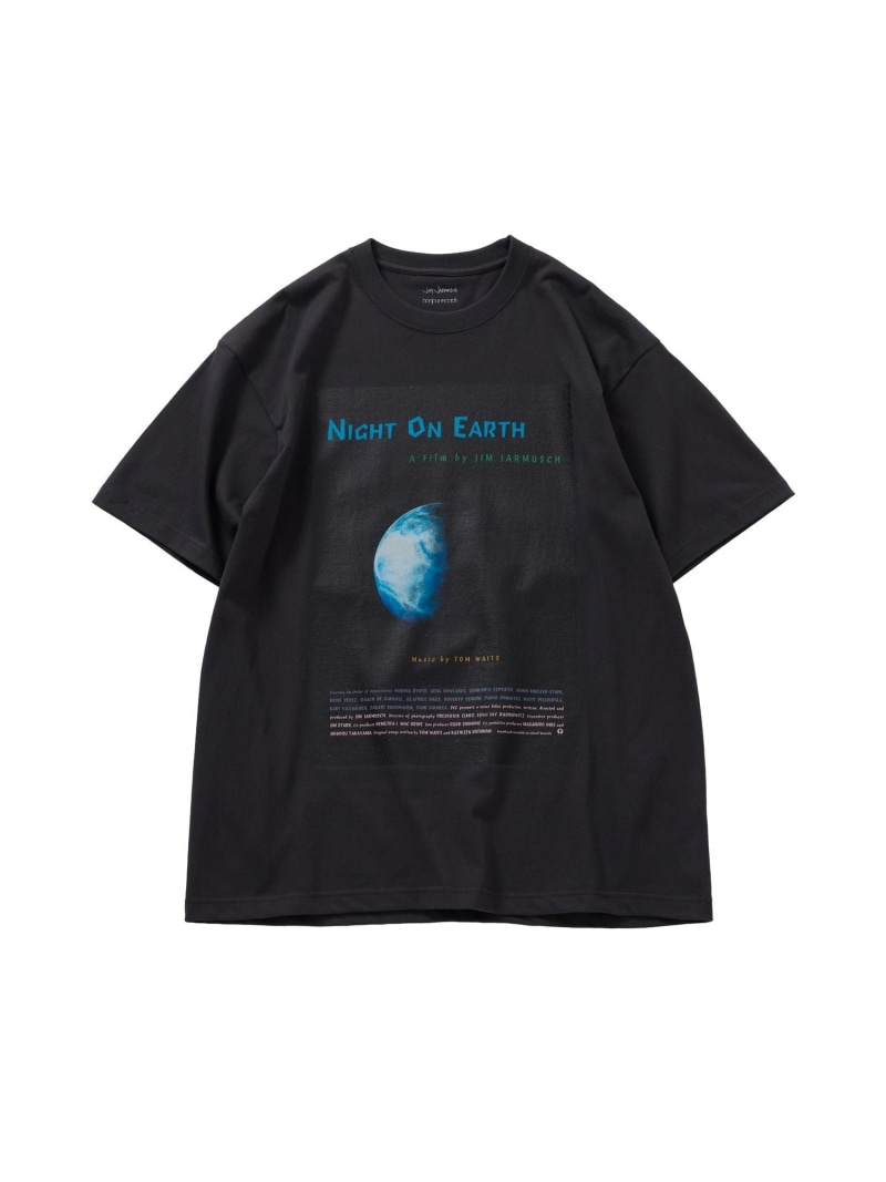 Jim Jarmusch/ジム・ジャームッシュ for bonjour records "Night On Earth" ,"Mystery Train" オフ bonjour records ボンジュールレコード トップス カットソー・Tシャツ ホワイト ブラック【送料無料】[ Fashion]｜J&rsquo;aDoRe JUN ONLINE