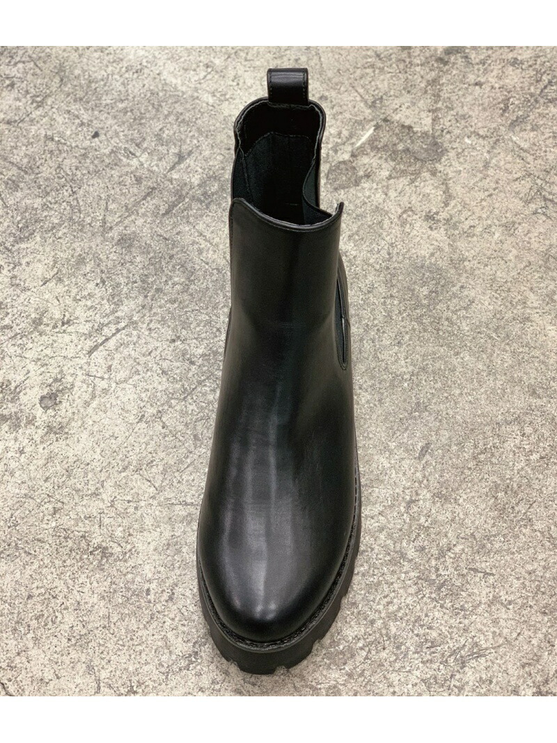 厚底サイドゴアブーツ Juze ビス ショートブーツ シューズ