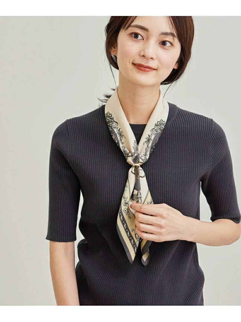 スカーフリング付きヴィンテージライクスカーフ Rope Picnic Passage ロペピクニック