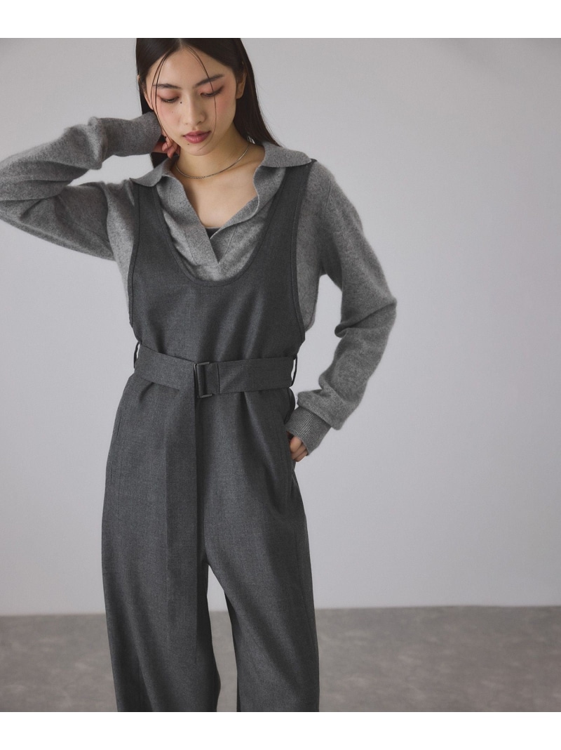 【SALE／60%OFF】コクーンロンパース ADAM ET ROPE' FEMME アダムエロペ オールインワン・オーバーオール オールインワン・つなぎ グレー【RBA_E】【送料無料】[ Fashion]｜J&rsquo;aDoRe JUN ONLINE 9,768円