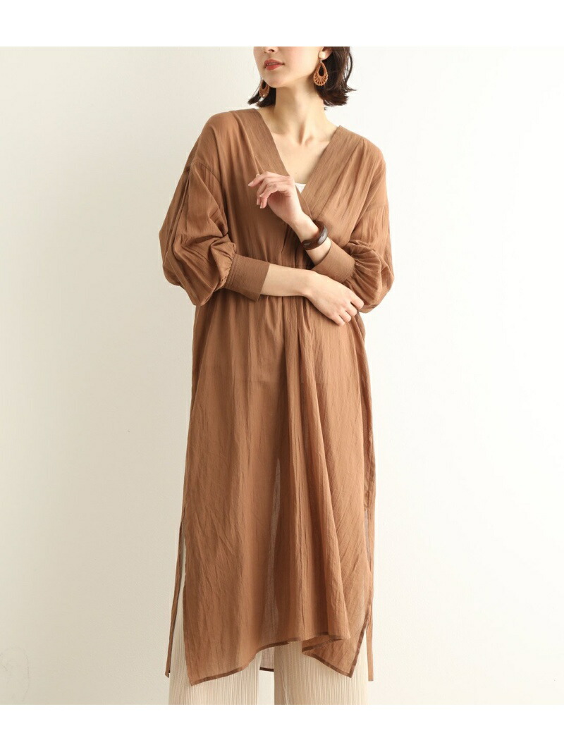 楽天市場 Sale Off コットンシフォンワンピース Salon Adam Et Rope サロン アダム エ ロペ ワンピース ワンピースその他 ブラウン ブラック パープル Rba E 送料無料 Rakuten Fashion J Adore Jun Online