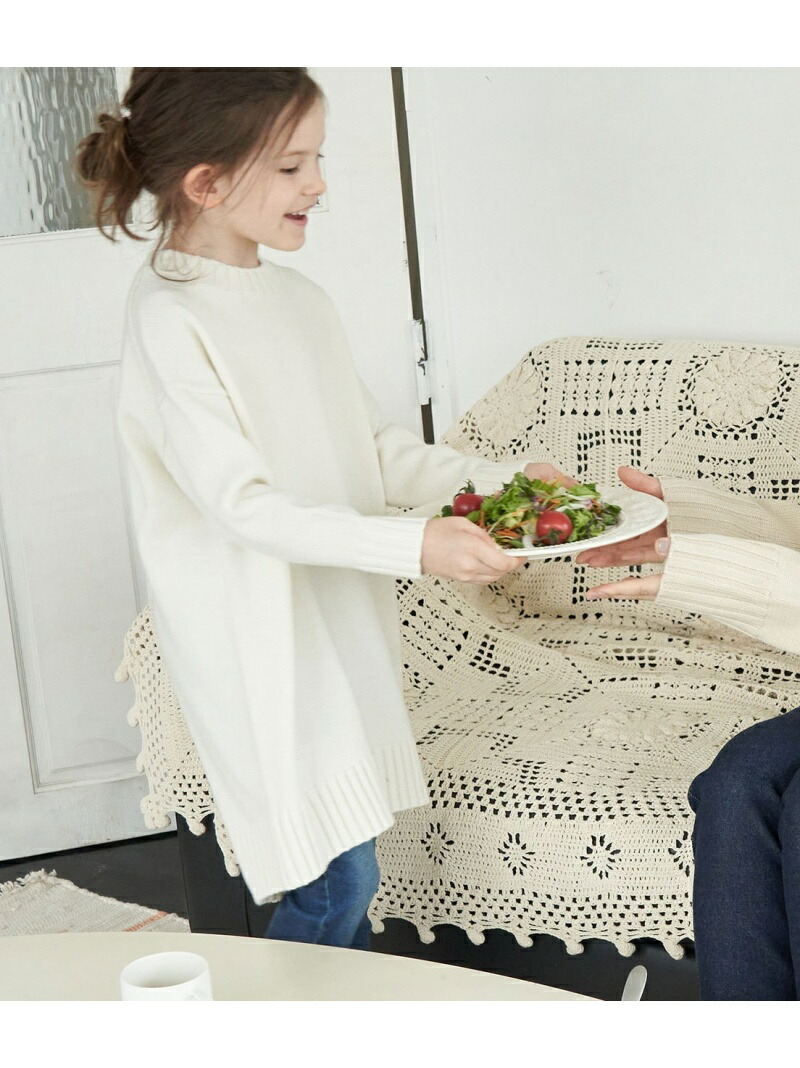 バックスリットハイネックニットワンピース Rope Picnic ロペピクニック