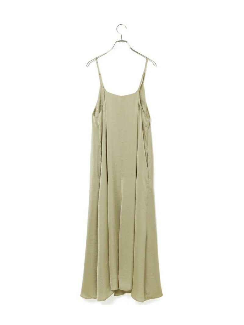 最安値に挑戦 アウトレット店舗 Web限定 サテンフレアキャミワンピース Adam Et Rope アダムエロペ ワンピース ワンピースその他 グリーン ブラック Rakuten Fashion 激安ブランド Gotofoam Com