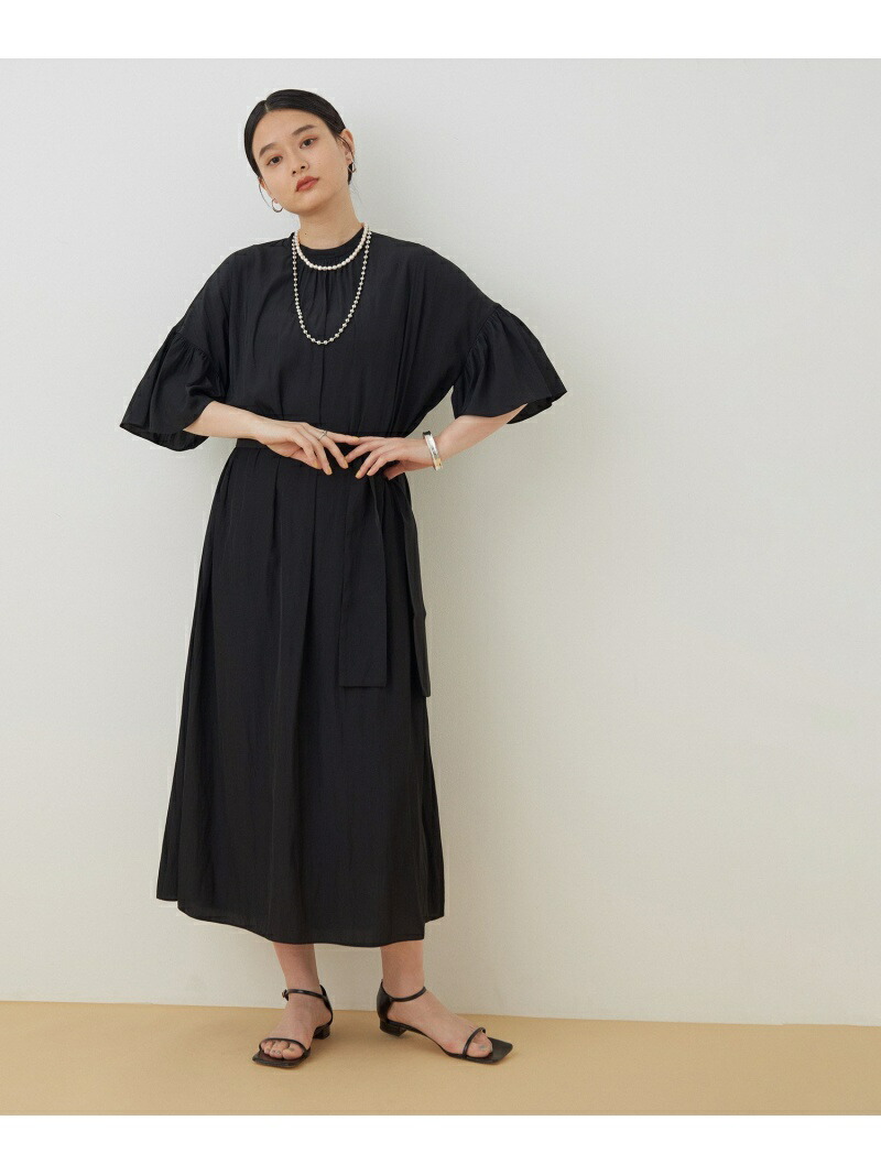 楽天市場 Sale 60 Off ヴィンテージデシンマキシワンピース Adam Et Rope Femme アダムエロペ ワンピース ワンピースその他 ブラック グリーン Rba E 送料無料 Rakuten Fashion J Adore Jun Online