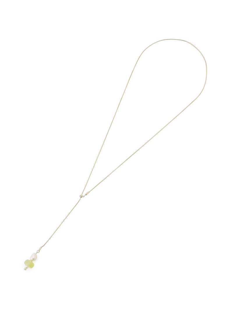 Recycle Glass Picnic Rope Passage スライドy字ネックレス ロペピクニック