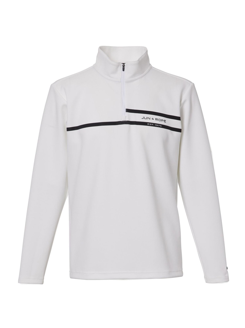 楽天市場】【SALE／50%OFF】ライン使い長袖ハーフジップシャツ