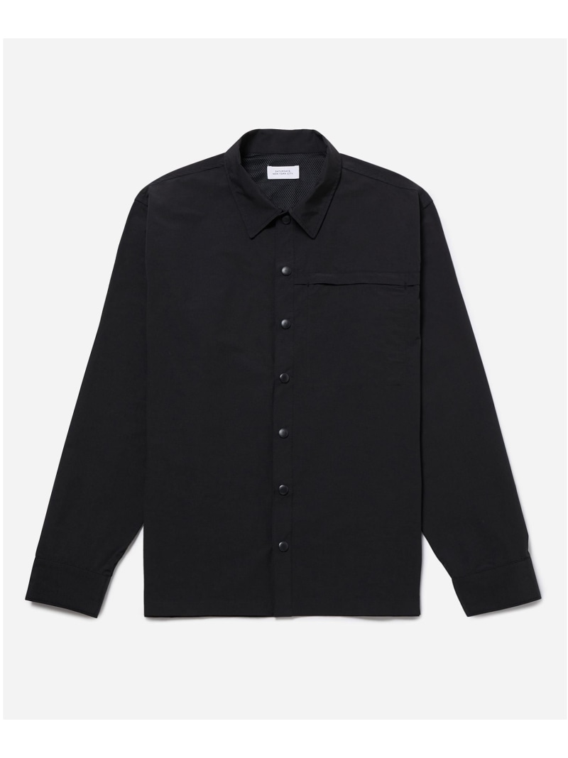 【SALE／40%OFF】RYAN UTILITY LS SHIRT Saturdays NYC サタデーズ　ニューヨークシティ トップス シャツ・ブラウス グリーン ブラック【RBA_E】【送料無料】[ Fashion]
