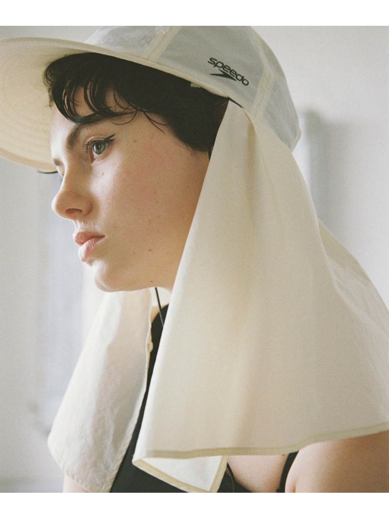 【Speedo*ADAM ET ROPE'】SUN CAP ADAM ET ROPE' FEMME アダムエロペ 帽子 キャップ グリーン ブラック ホワイト【送料無料】[ Fashion]｜J&rsquo;aDoRe JUN ONLINE