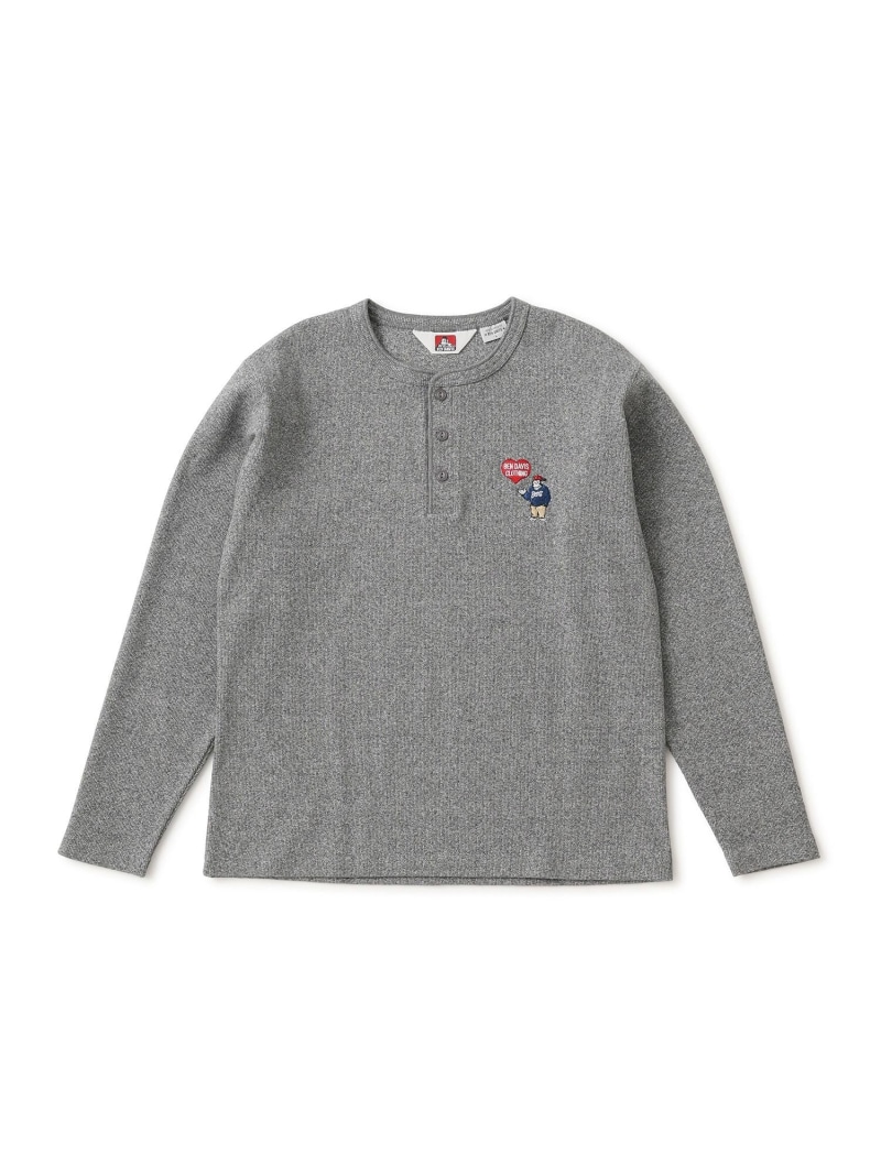 【BENDAVIS別注】エンブロイダリテレコヘンリーネック j.n.r.d ジュン スタンダード ピックス トップス カットソー・Tシャツ ブラック ホワイト【送料無料】[ Fashion]