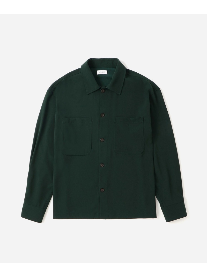 【SALE／50%OFF】Driessen Crepe Overshirt Saturdays NYC サタデーズ　ニューヨークシティ トップス シャツ・ブラウス グリーン ブラック【RBA_E】【送料無料】[ Fashion]