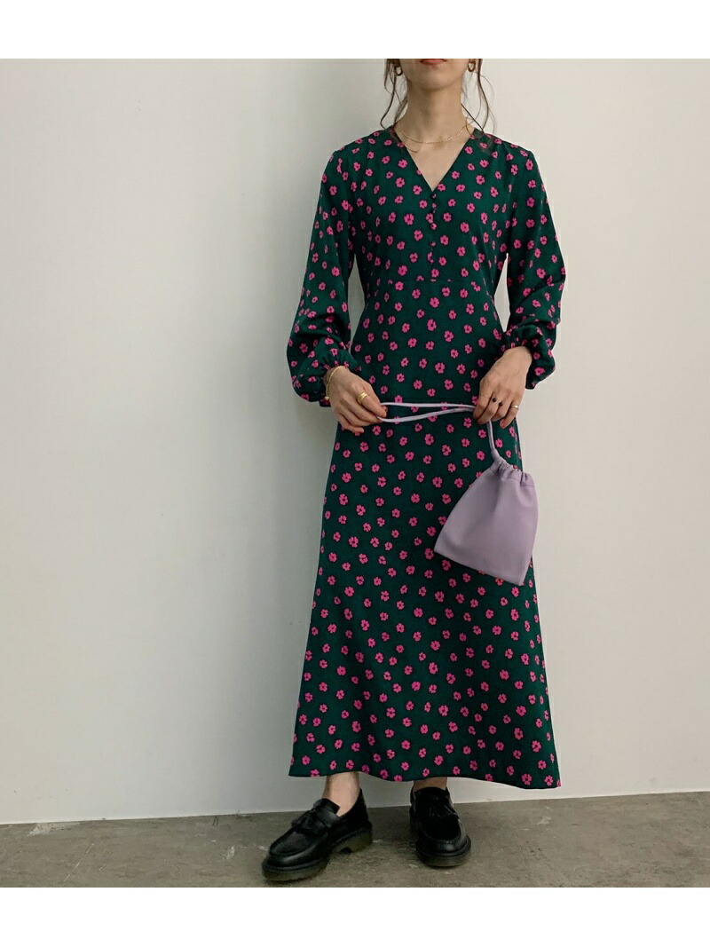 Rakuten ドラマ着用 ヴィンテージライクフラワーレディワンピース Mademoiselle Rope ロペ ワンピース ワンピースその他 グリーン レッド Rba E Rakuten Fashion 人気が高い Sunbirdsacco Com